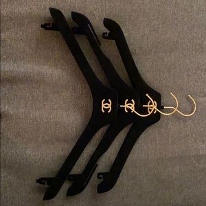 3 Chanel hangers